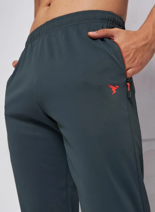 تكنوسبورت بنطال رياضي سادة قصة ضيقة